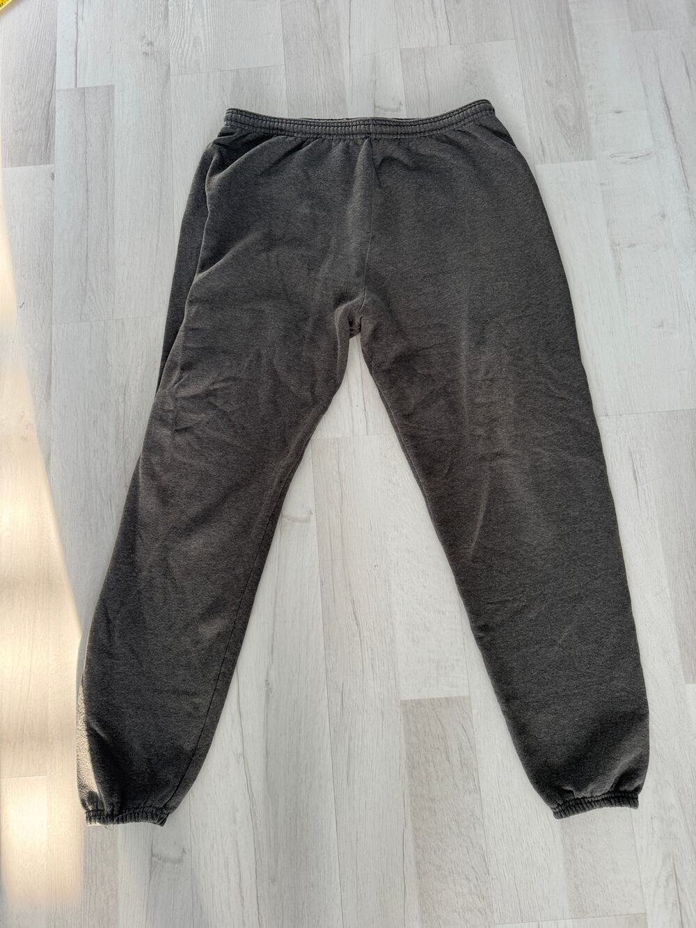 Vintage Riders Made in USA Sweatpants Men's Size L Gray Charcoal Cinch Bottom